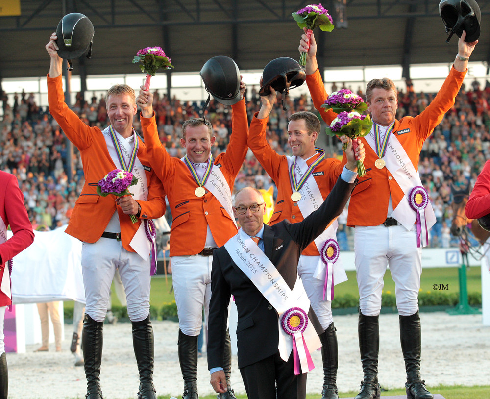 dutch showjumping podium